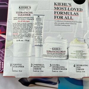 Kiehl’s Most Loved Formulas For All brand new and sealed !(cleanser/eye/face)